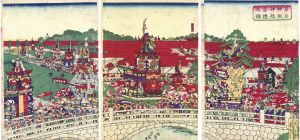 東京神田神社祭礼之図/芳藤のサムネール